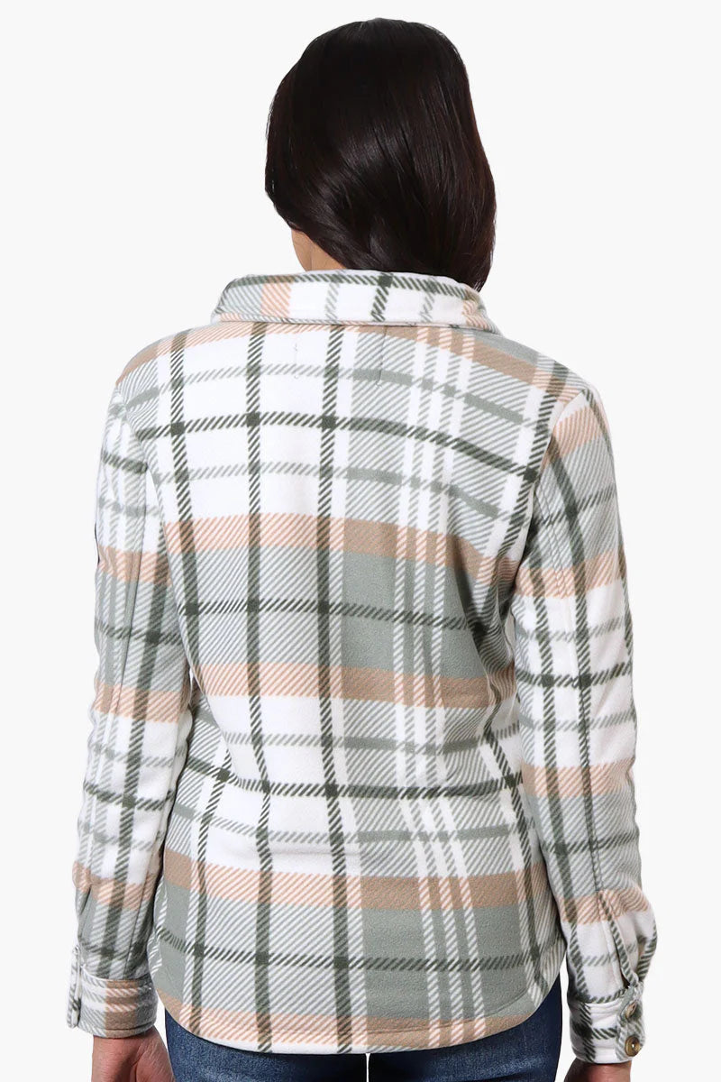 kamiska Veste boutonnée légère à motif carreaux
