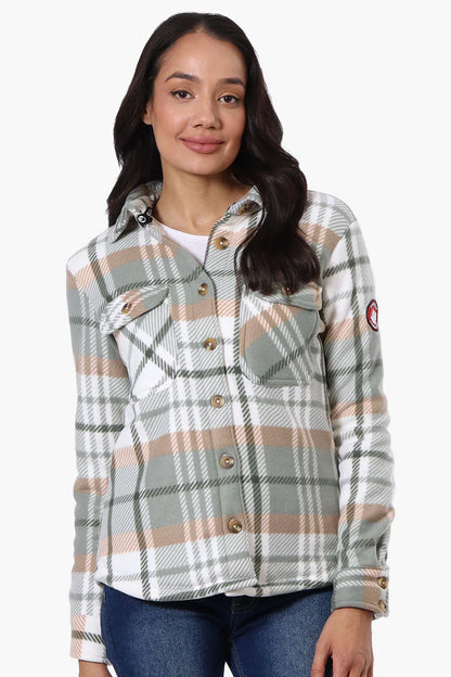 kamiska Veste boutonnée légère à motif carreaux